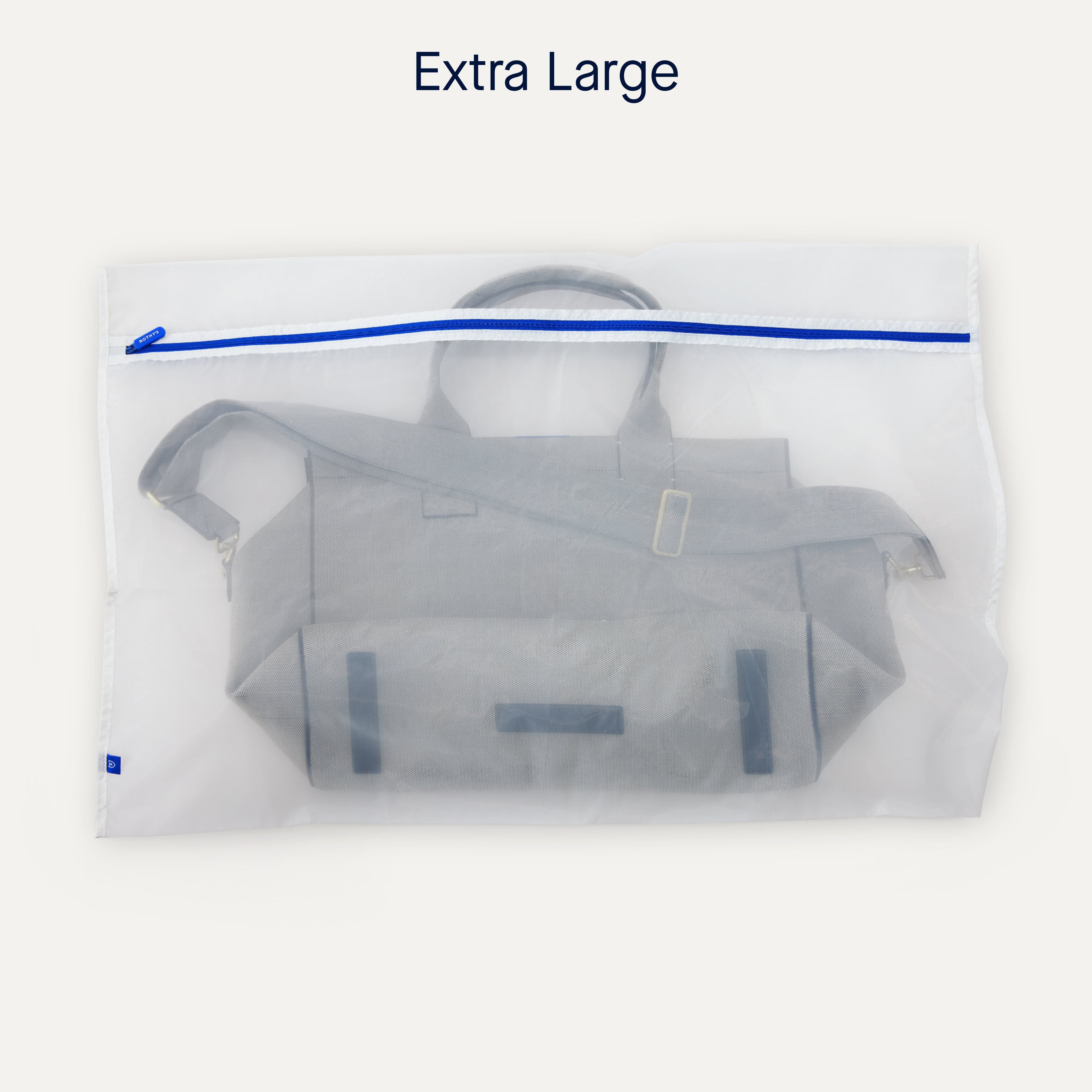 The Easy Wash Bag in Extra Large with The Overnighter inside.