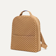 PLP |The Backpack in Hazelnut shown from the front.