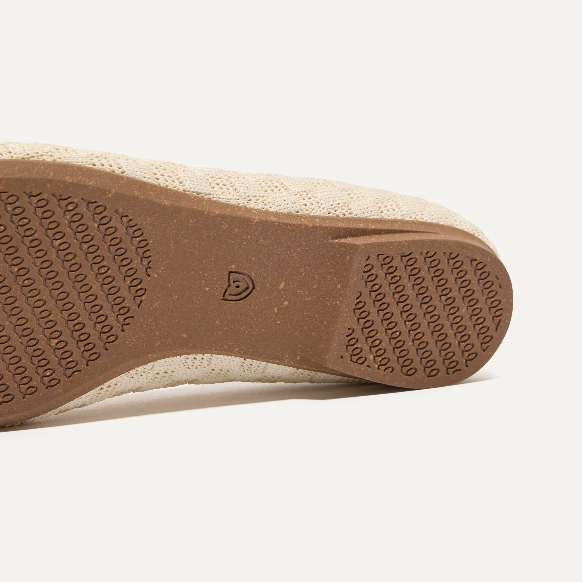 Close up of the outsole of The Max Square in Conch.