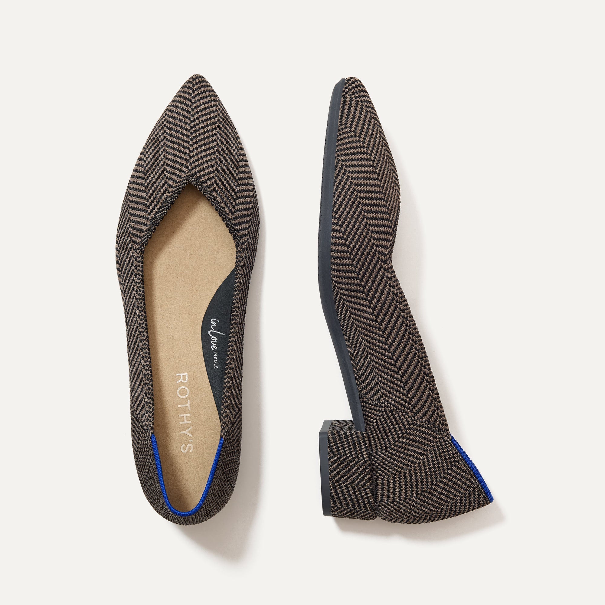 The High Point in Sparrow Herringbone shown from the top.