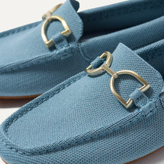 Close up of the toe and hardware of The Double Bit Driver in Sky.