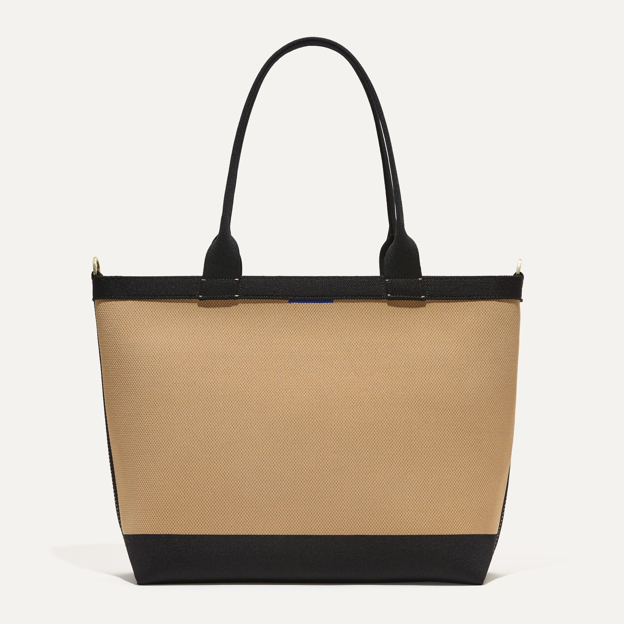 PDP |The Lightweight Zip Tote in Shortbread shown from the front.