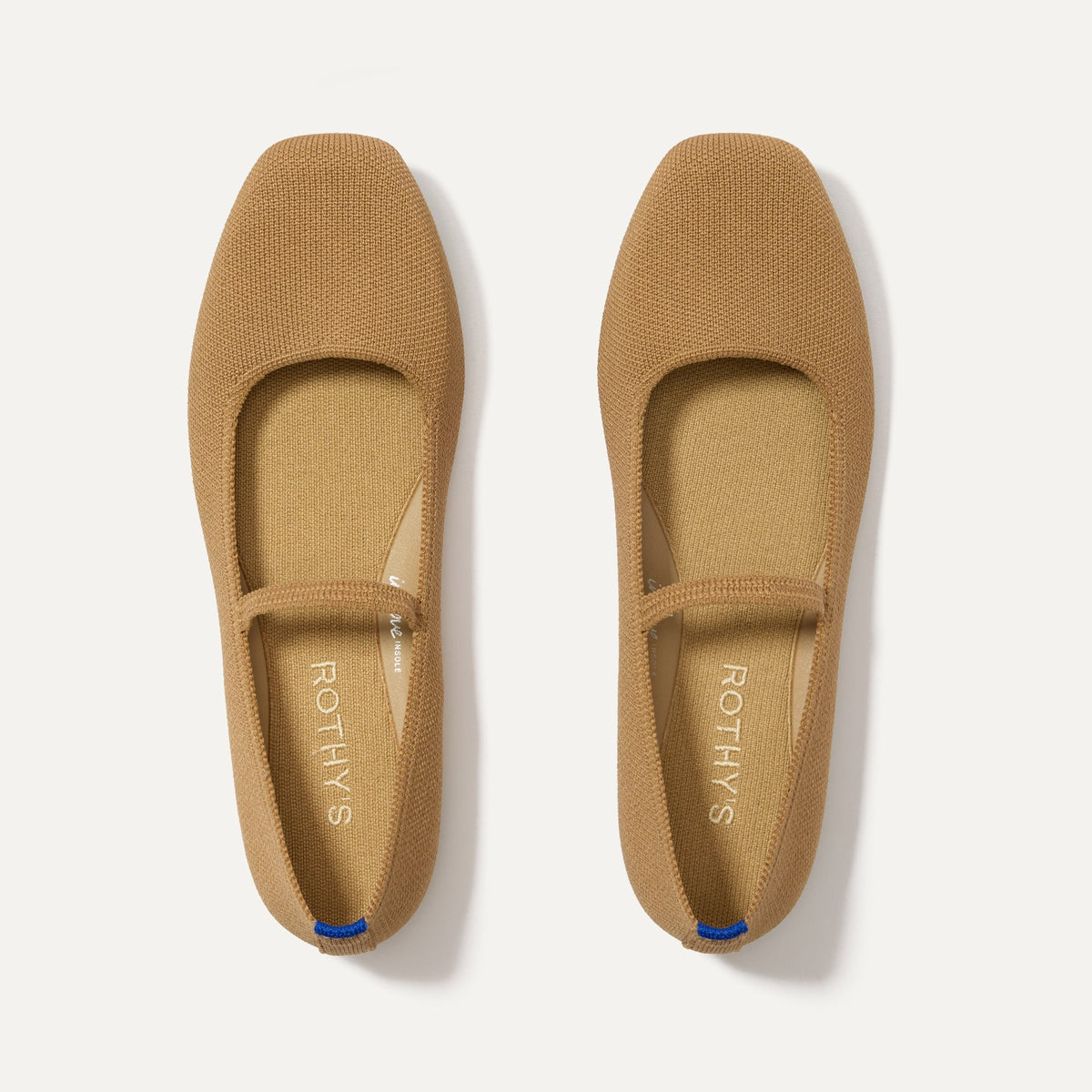 The Max Square Mary Jane in Wren shown from the top.