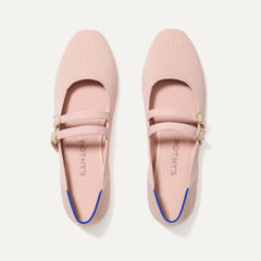 The Double Buckle Mary Jane in Ballerina shown from the top.
