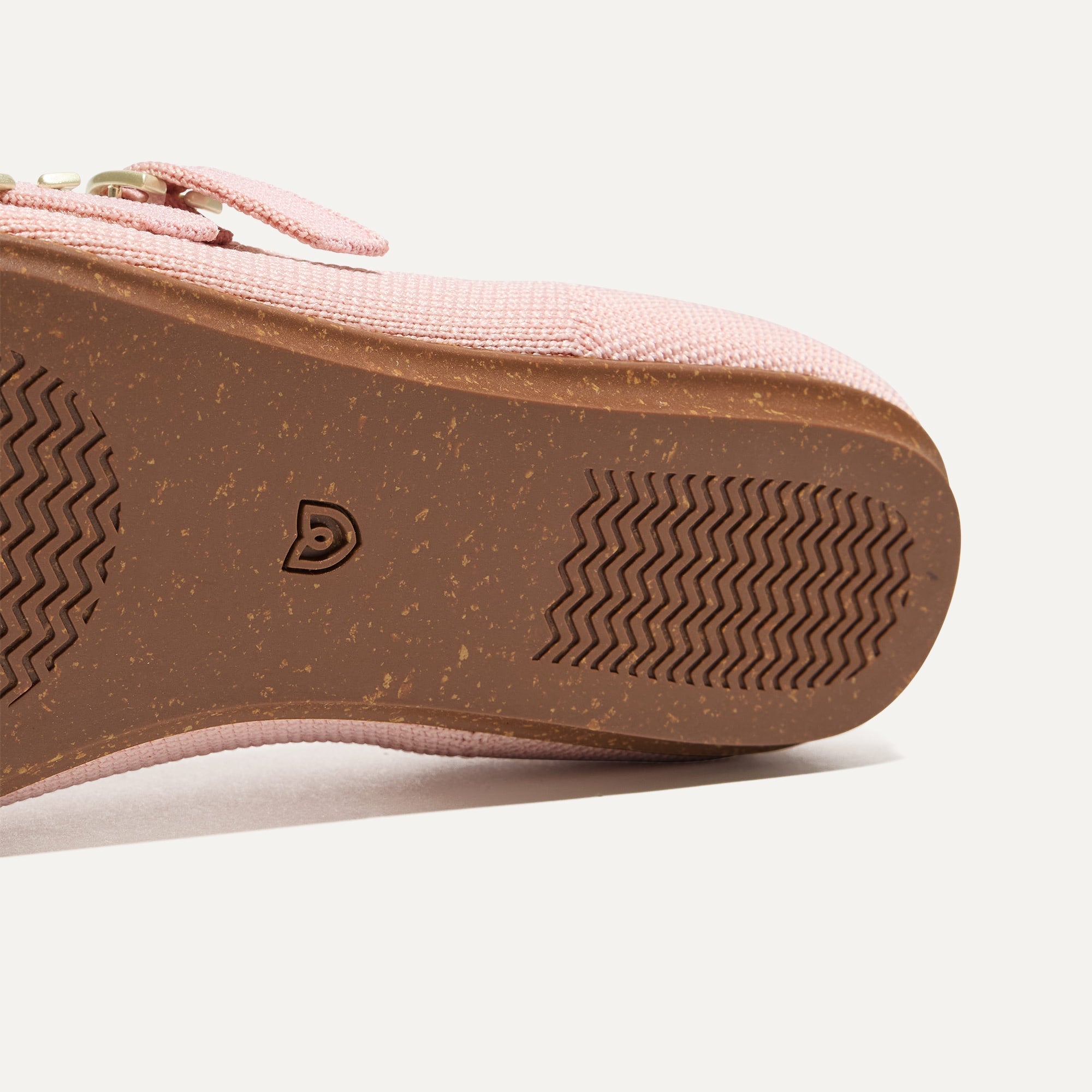 The sole of The Double Buckle Mary Jane in Ballerina.