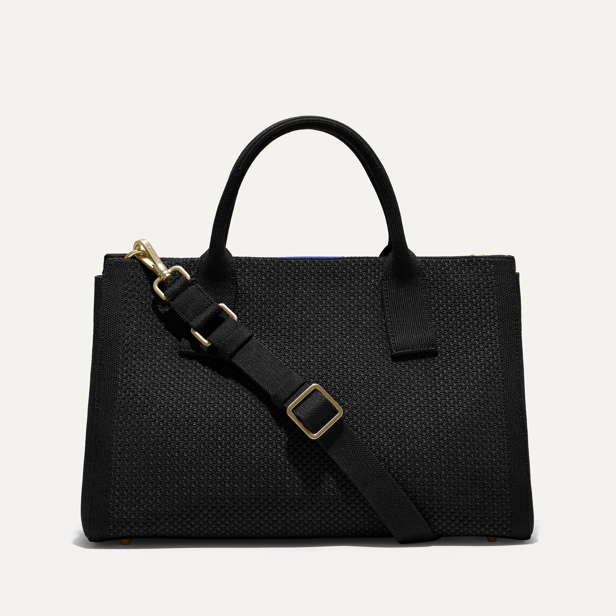 PDP |The Classic Handbag in Black shown from the front.