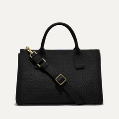 PDP |The Classic Handbag in Black shown from the front.