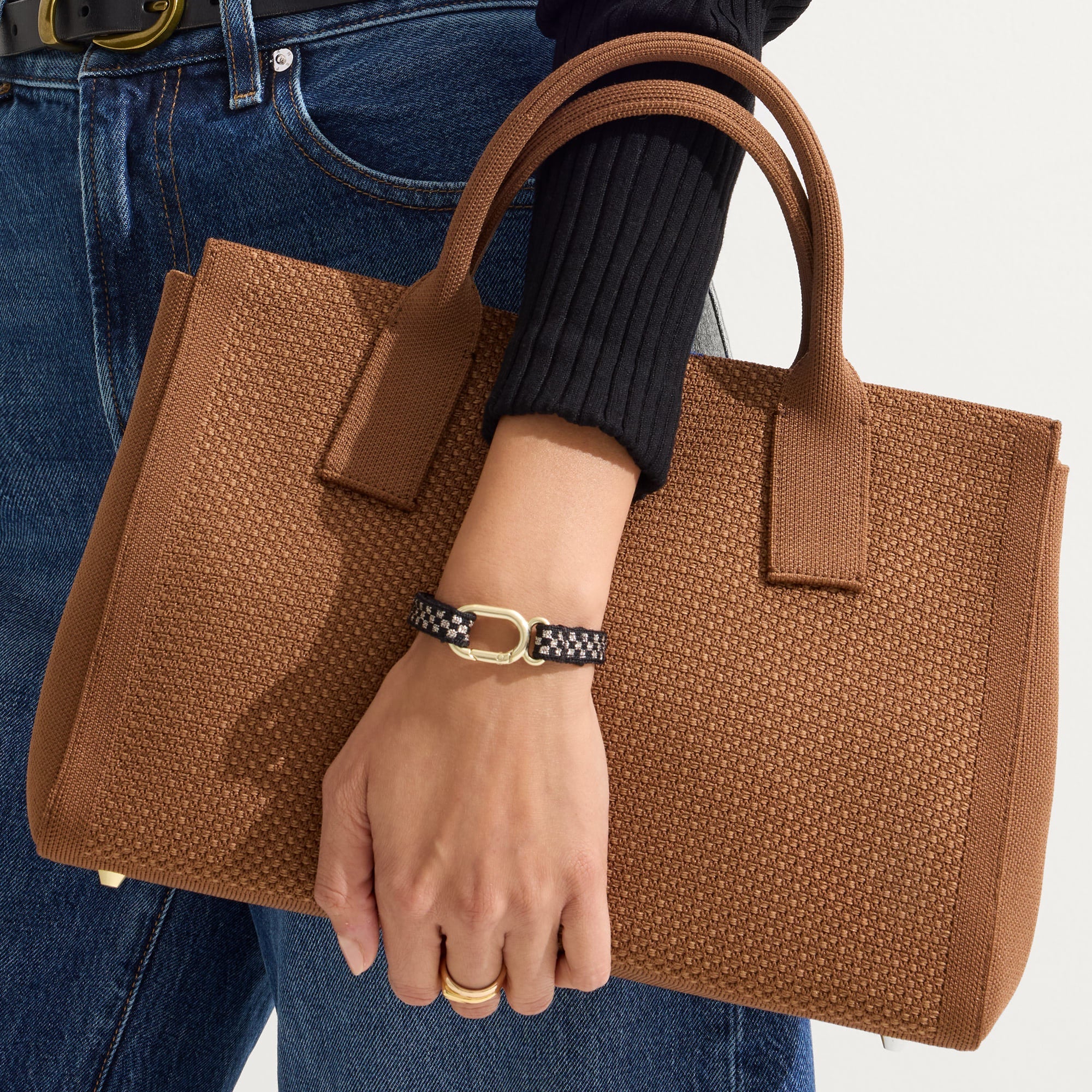 hover | Model wearing The Bracelet in Star Dust.