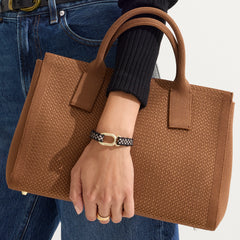 hover | Model wearing The Bracelet in Star Dust.