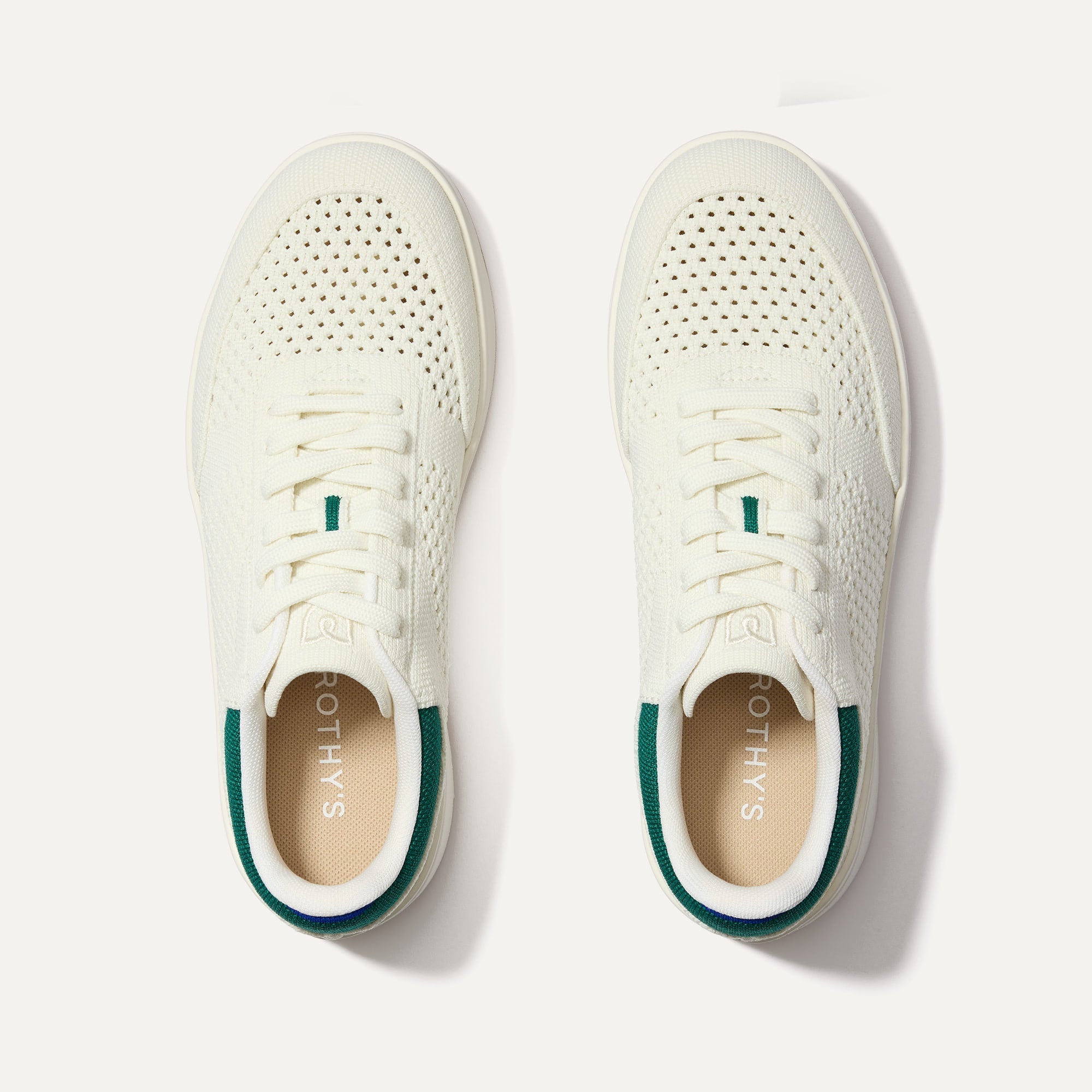 The Court Sneaker in Birdie shown from the top.