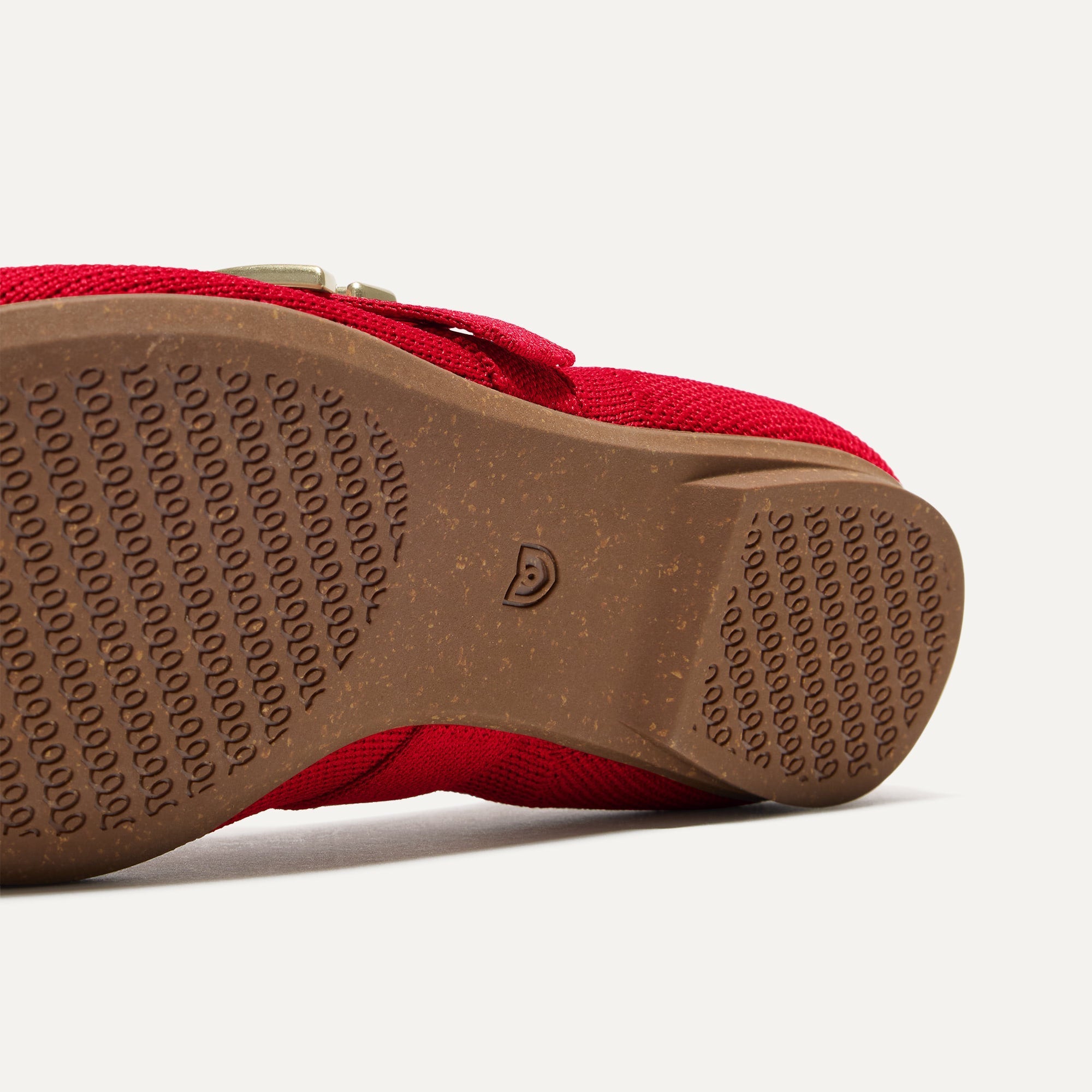 Outsole of The Ballet Mary Jane in Cherry.