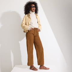 Alternate view of a model wearing The Ballet Mary Jane in Hazel.