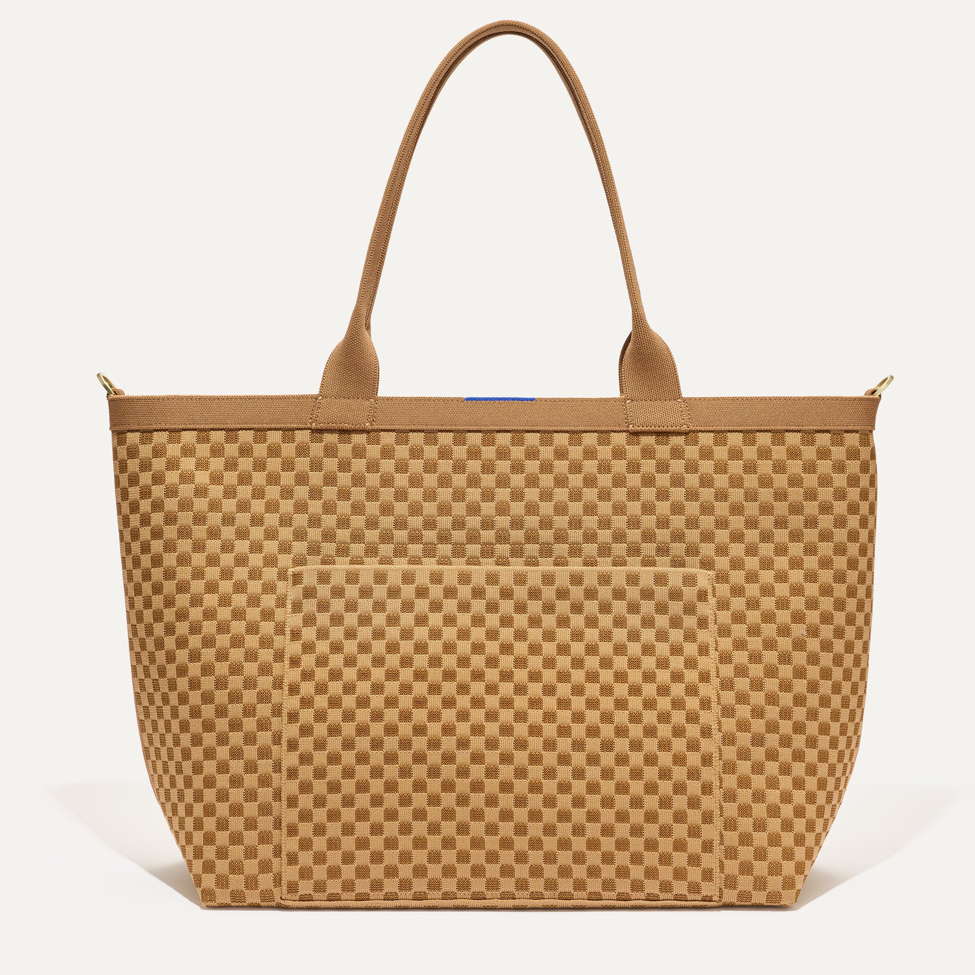 PLP |The Zip Travel Tote in Hazelnut shown from the front.
