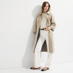 Alternate view of a model wearing The Almond Slingback.