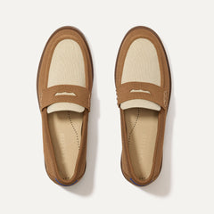 The Penny Loafer in Cortado shown from the top.