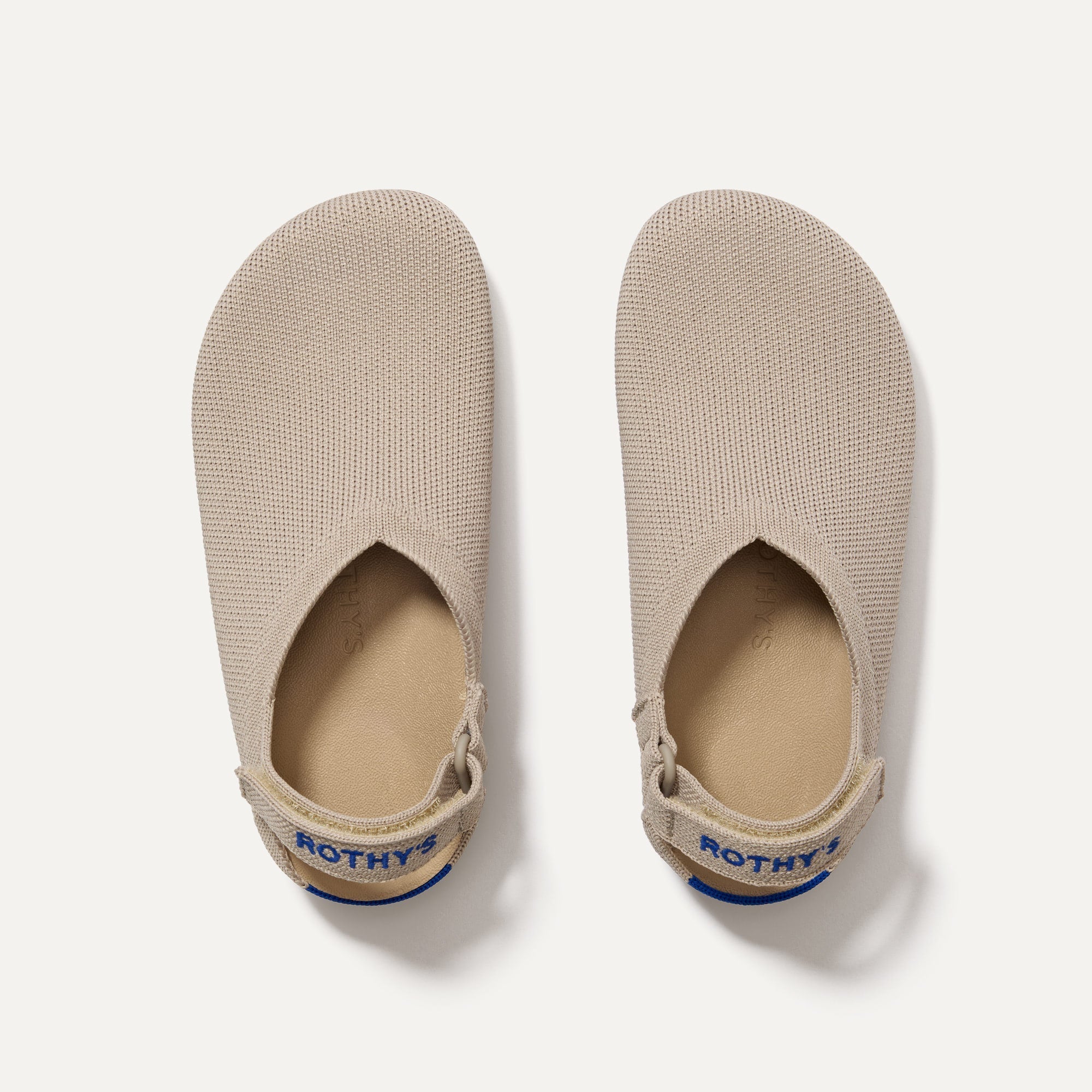 The Kids Clog in Dove shown from the top.