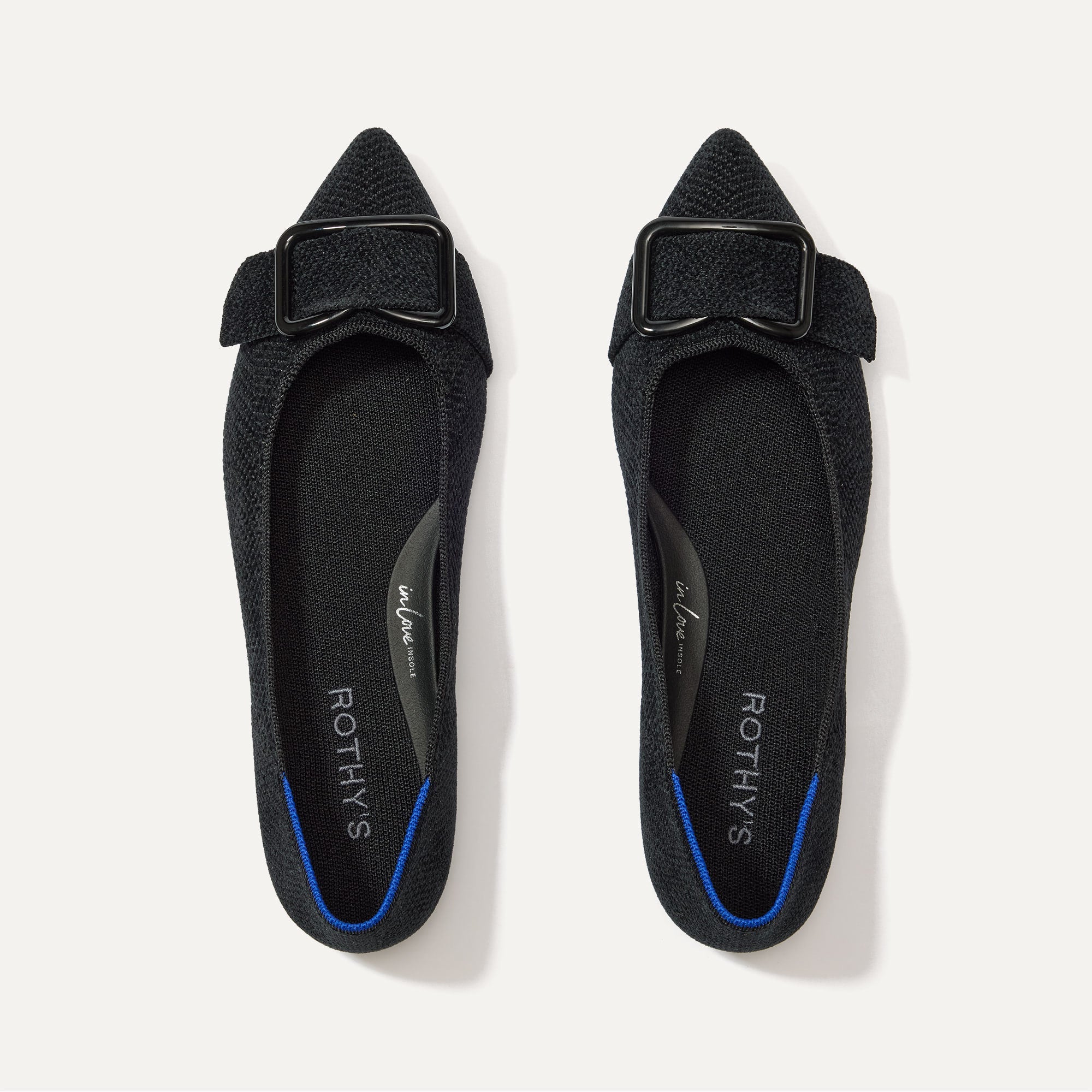 The Emblem Point II in ReVelvet™ Black shown from the top.