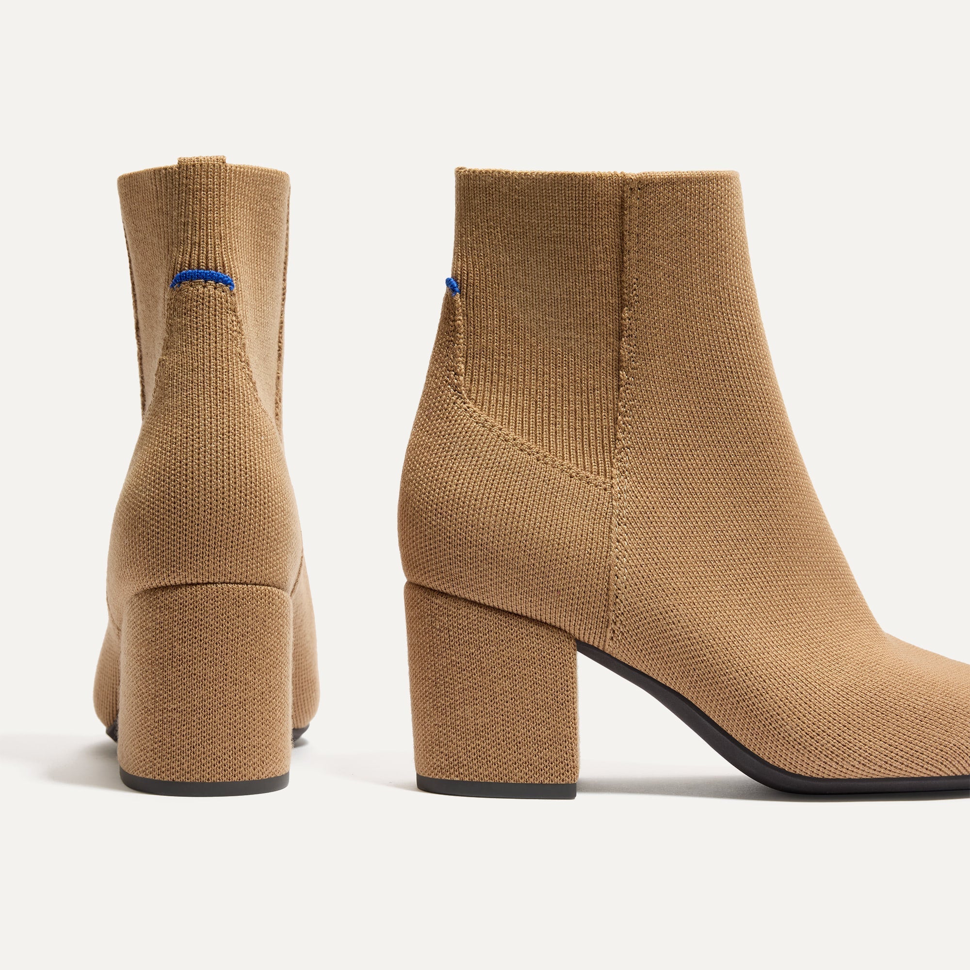 The High Classic Boot in Tobacco shown from the back.