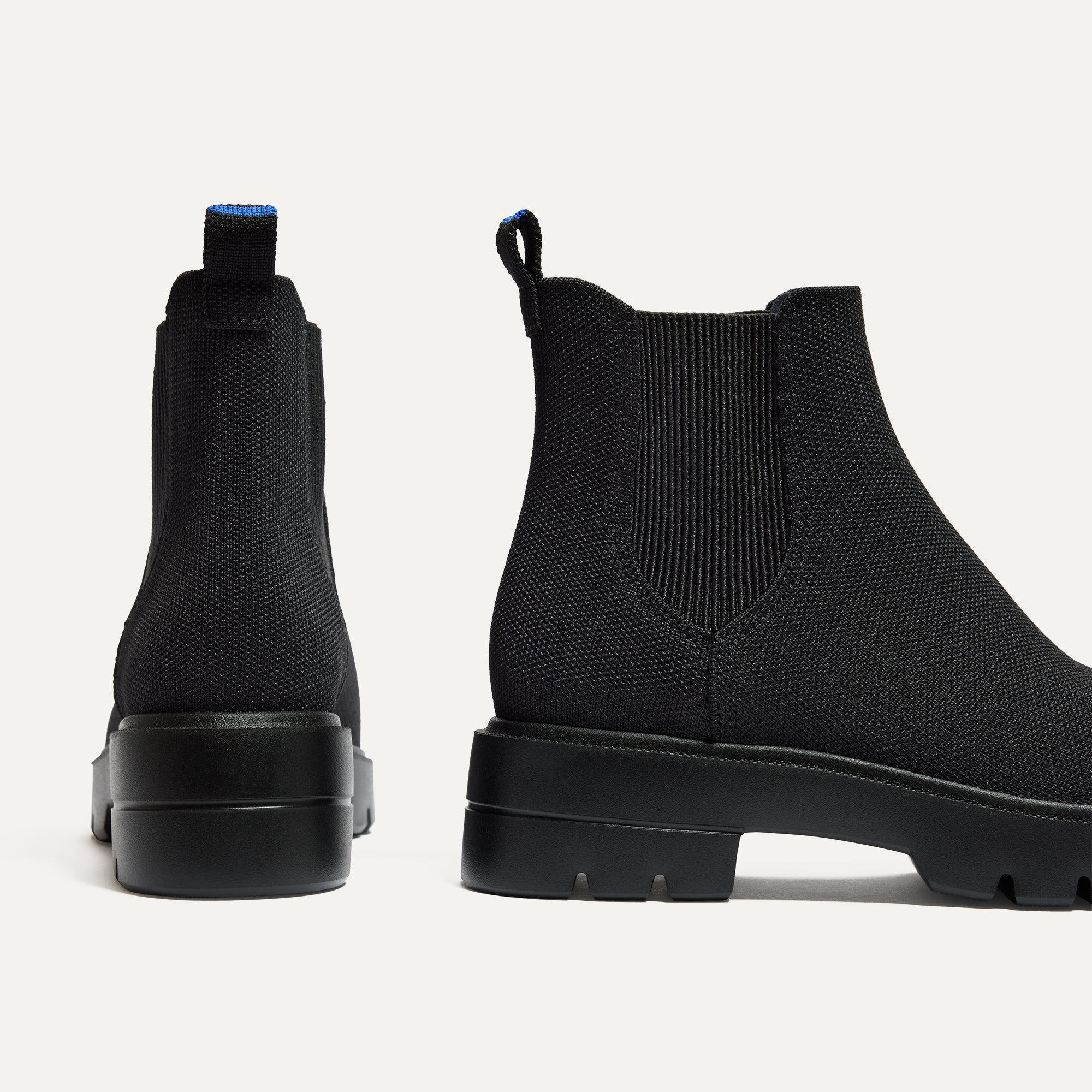 The Puddle Skipper Boot in Black shown from the back.